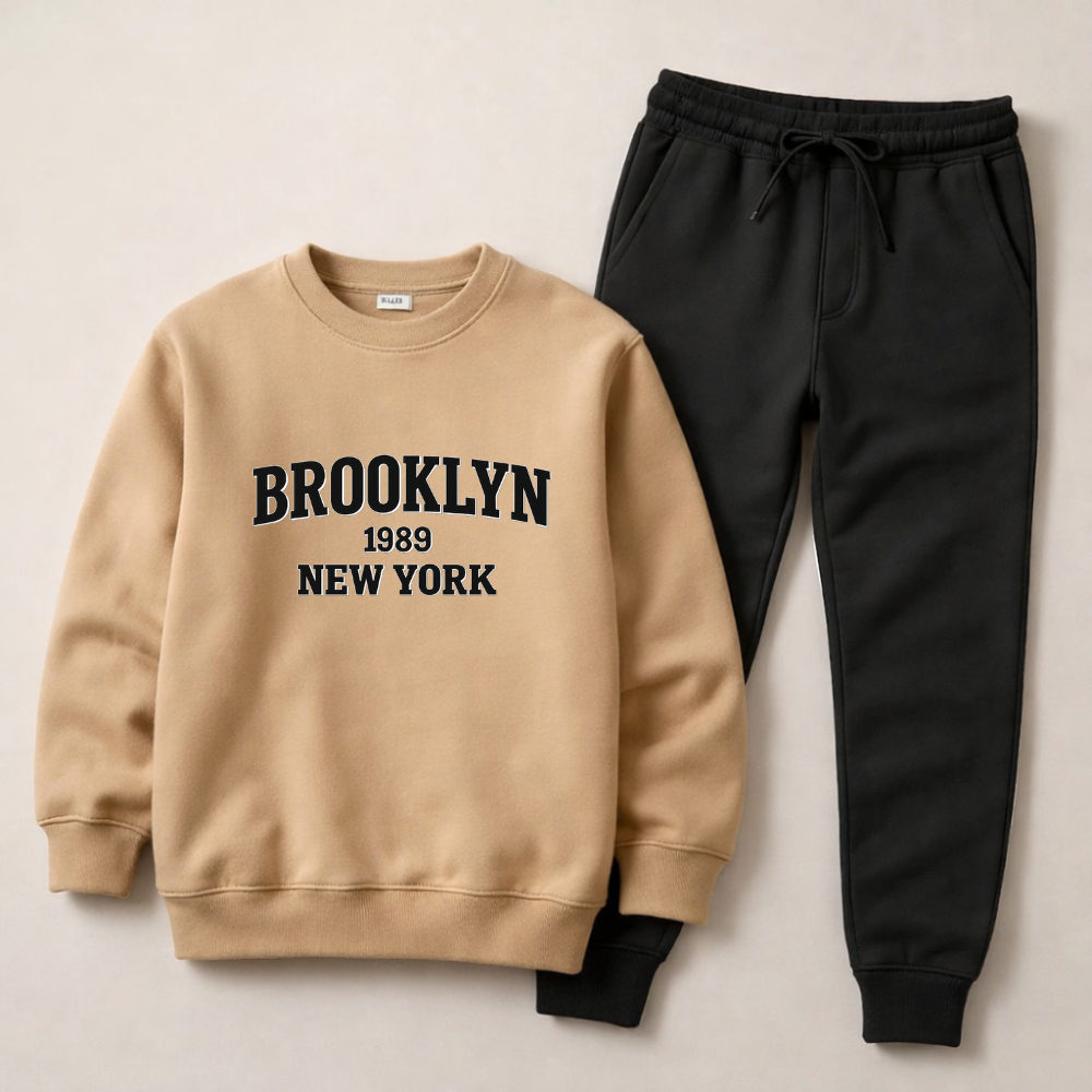 Conjunto Sueter Infantil Brooklyn Moletom Premium 