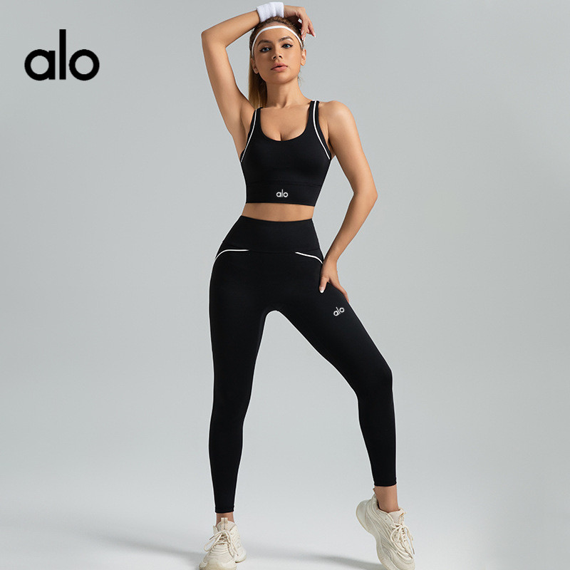 Linha Slim-fit Yoga Suit Terno esportivo de alta i