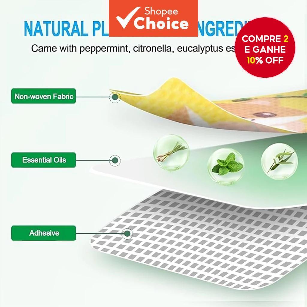 Novas 480 etiquetas adesivas repelentes de insetos