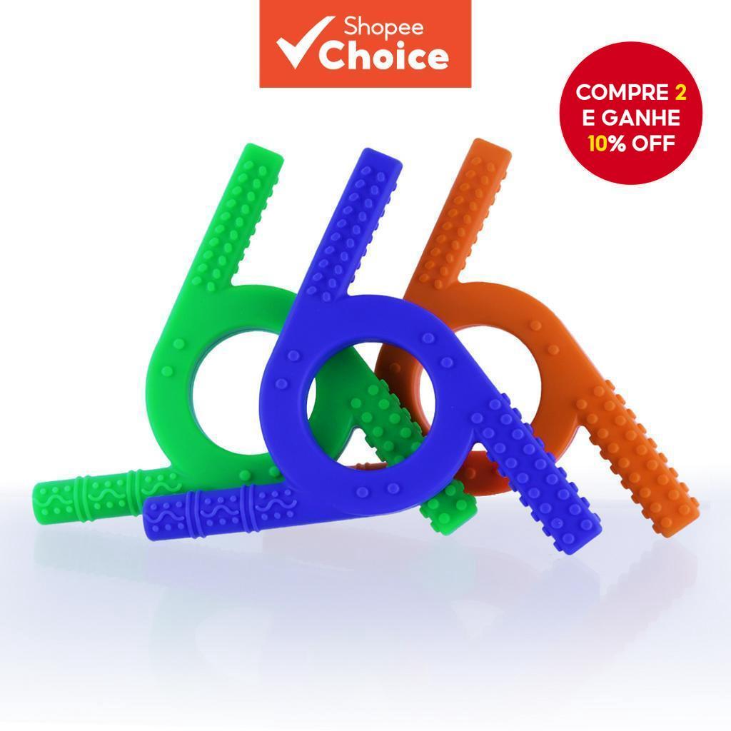Brinquedos de Mastigar Sensoriais para Crianças c