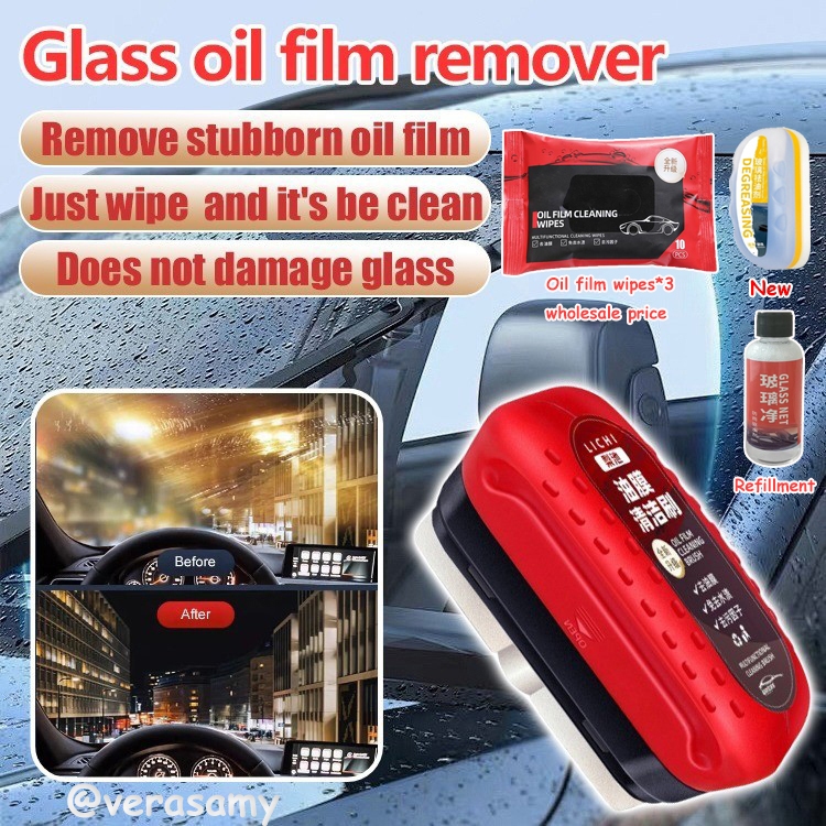 Escova de limpeza de filme de óleo de vidro de ca