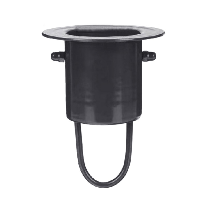 * Adaptador Calha Corrente Aço Inoxidável Preto