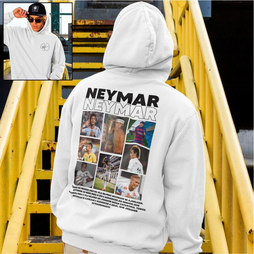 Moletom Futebol Menino Ney Neymar Casaco Personali