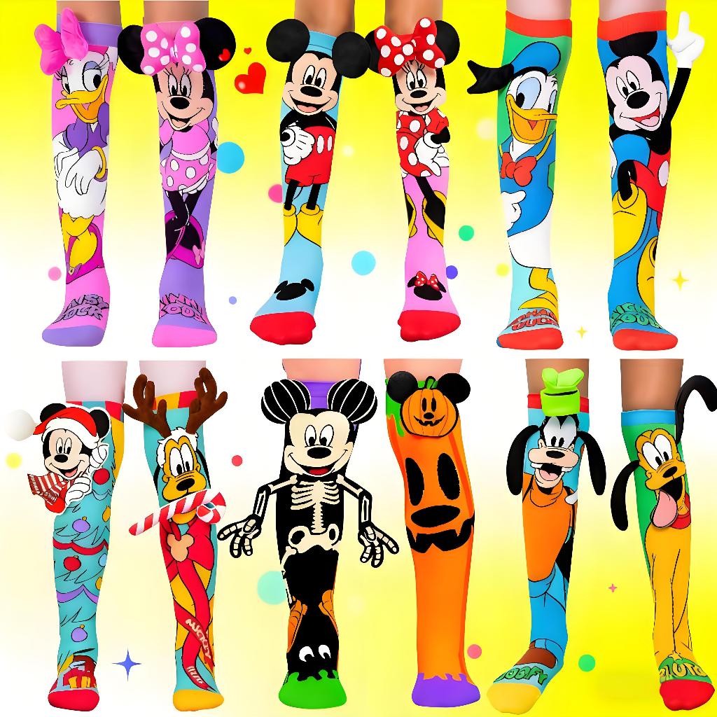 Meia 3D Cano Alto Volta às Aulas – Meia Pat