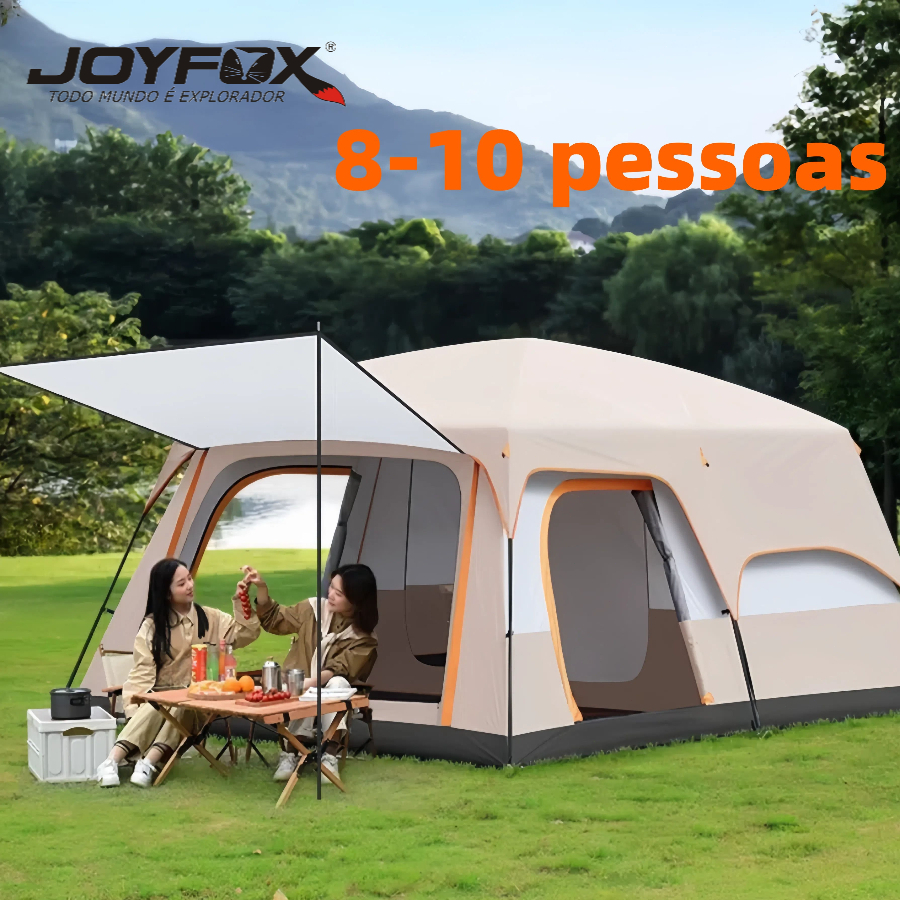 Barraca Camping Acampamento 8-12 Pessoas Grande Va