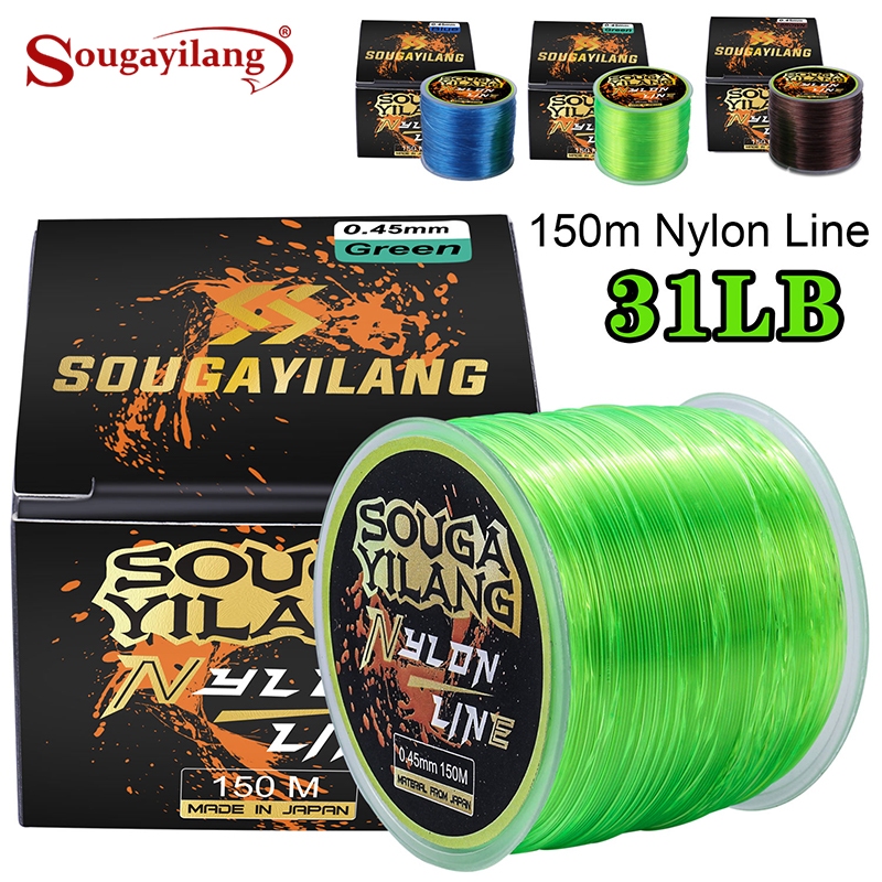 Linha De Pesca Sougayilang 150m 31lb Max Drag Nylo