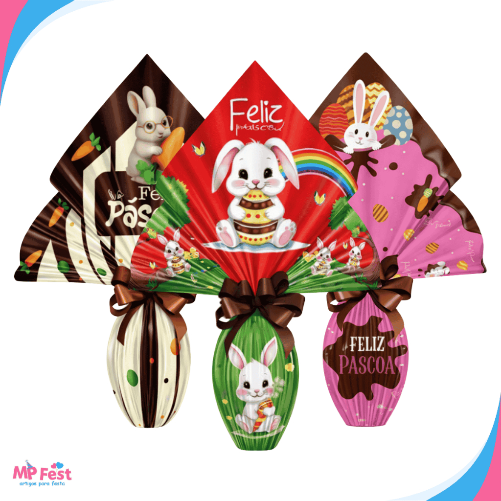 Kit 25 Sacos Para Ovos de Páscoa – Embalage