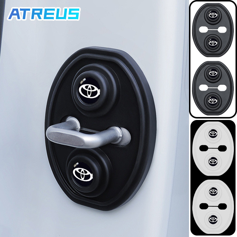 4Pcs Toyota Tampa De Proteção Da Fechadura Porta