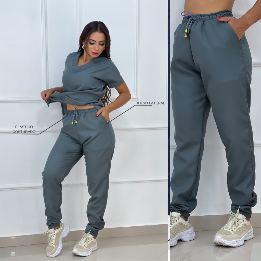 CALÇA PIJAMA CIRURGICO HOSPITALAR UNISSEX CUIDADO