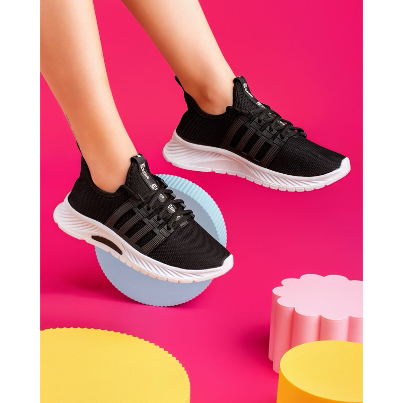 Tênis Esportivo Feminino Leve Confortável Academ