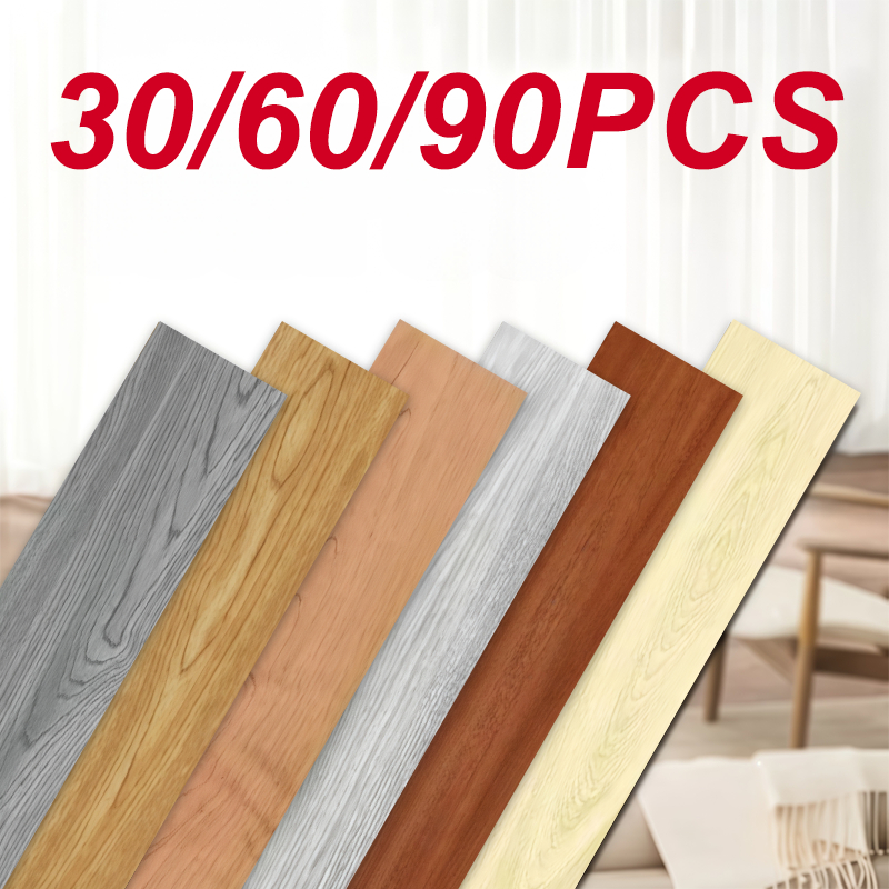 8.1/90PCS Piso Vinílico Autocolante Adesivo Madei