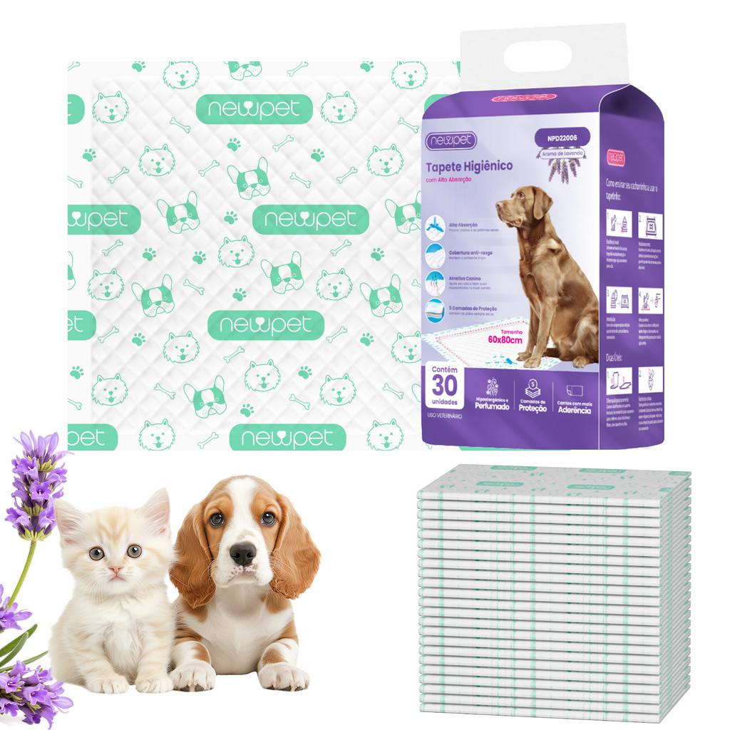 1/2/3/4 PACOTENewpet Tapete Higienico Confort Pads