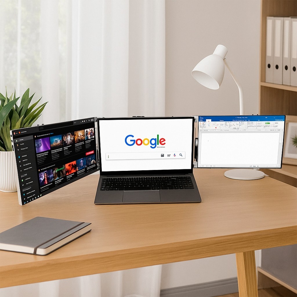 Monitor Extensor Duplo Portátil Tela 14 Fhd IPS 6