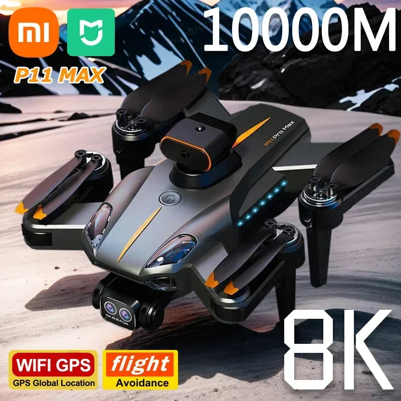 Xiaomi P11 Drone máximo 8K HD 5G GPS tiro aéreo 