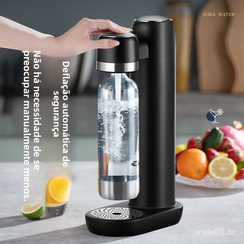 Máquina de Água com Gás Portátil 1L, Carbonata