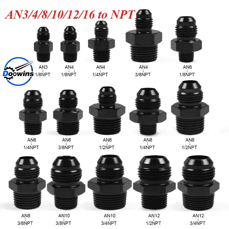 Universal AN3 AN4 AN6 AN8 AN10 AN12 16AN Para 1/8 