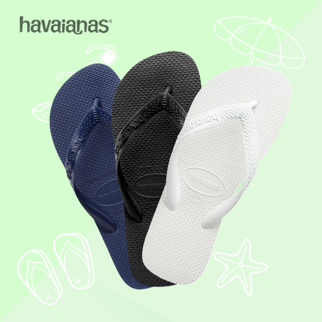 Havaianas Chinelo Top Branco Original Masculino Fe
