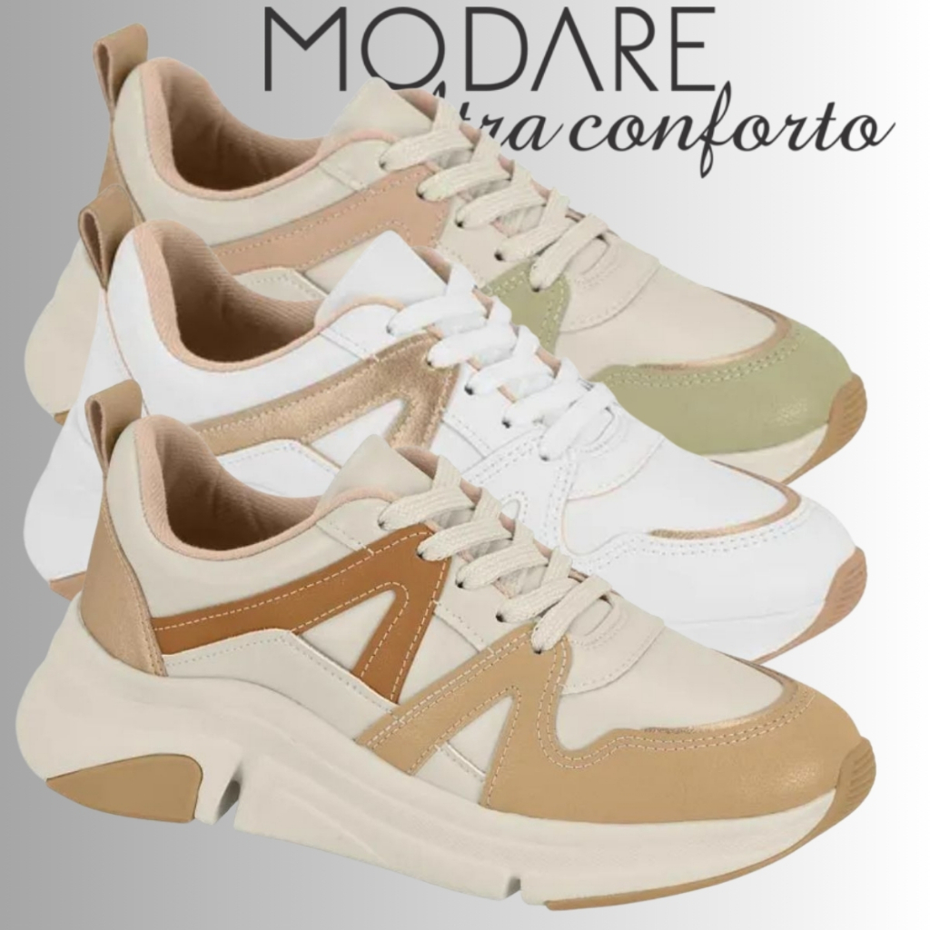 Tenis Feminino Ortopedico Modare Casual Massageado