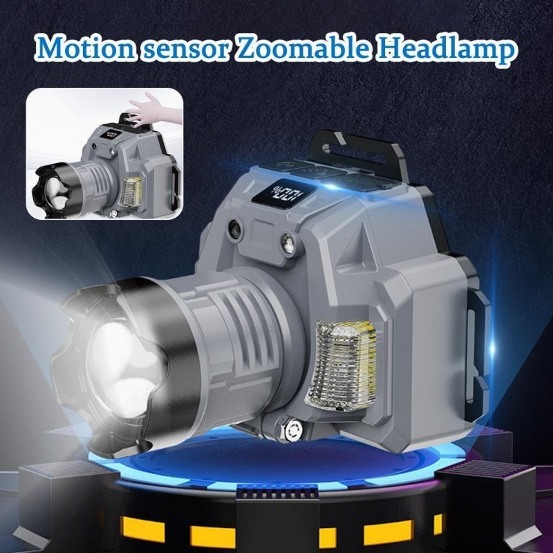 Lanterna de Cabeça Recarregável IPX4 – Pow