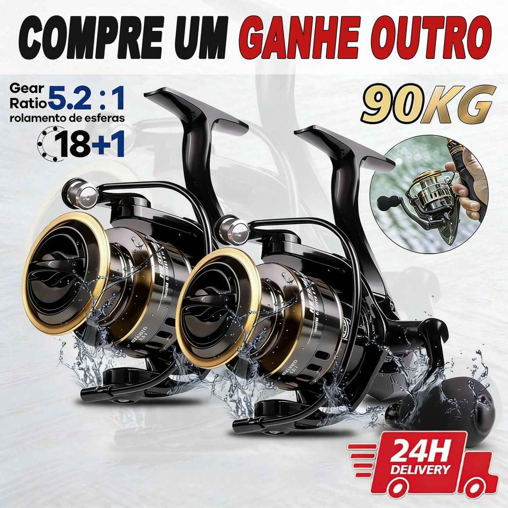 Compre um ganhe outro90kg Max Molinete De Pesca De