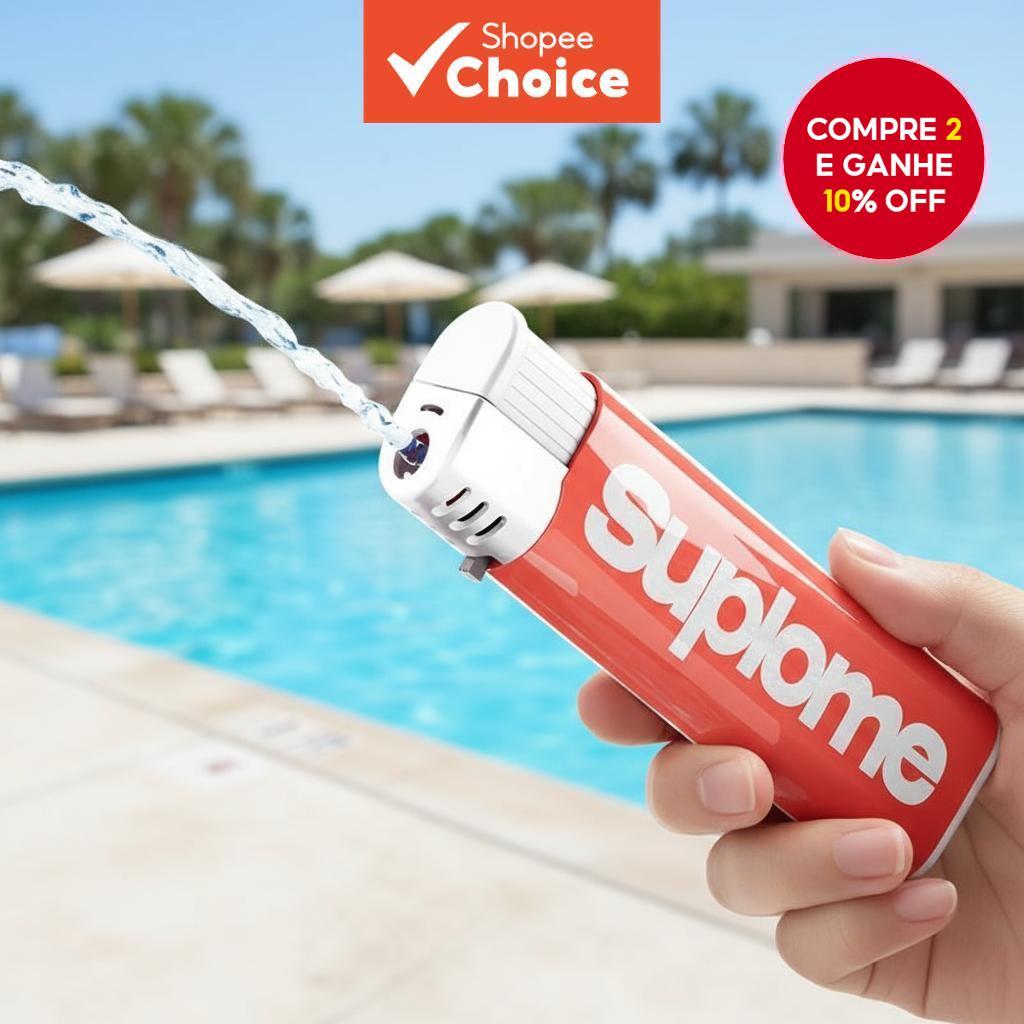 Isqueiro Truque Engraçado Pistola de Água, Brinq