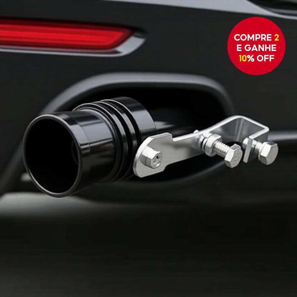 Apito de som de turbo para tubo de escape universa