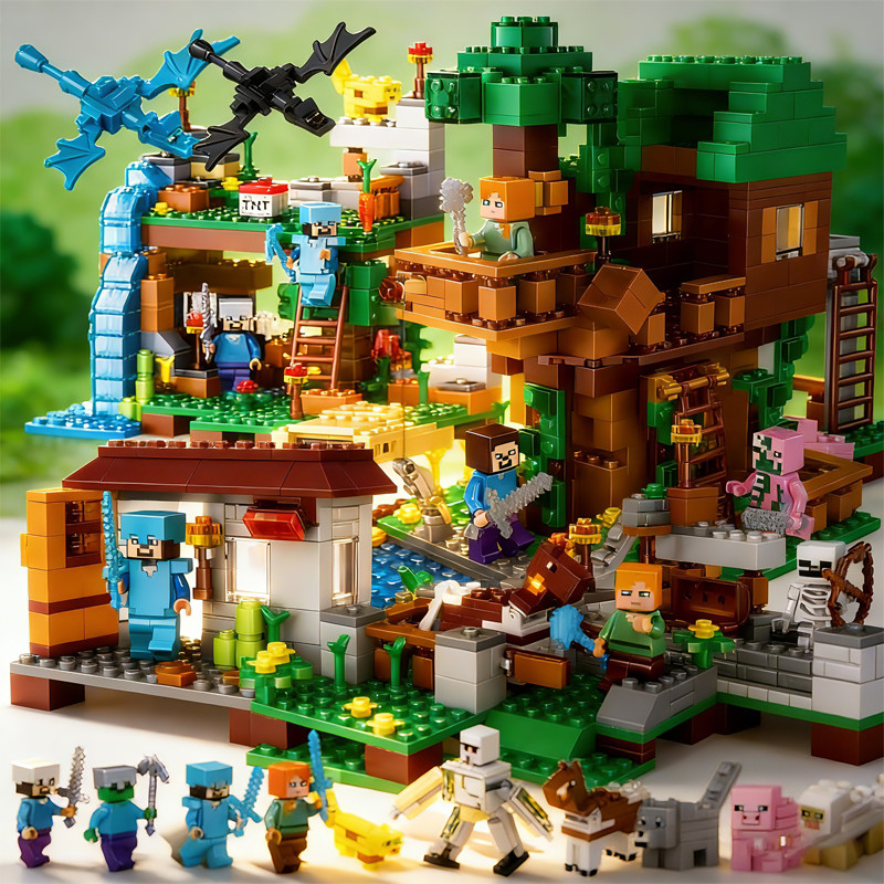 Pronta Entrega 1000 Peças Blocos de Montar Meu Mu