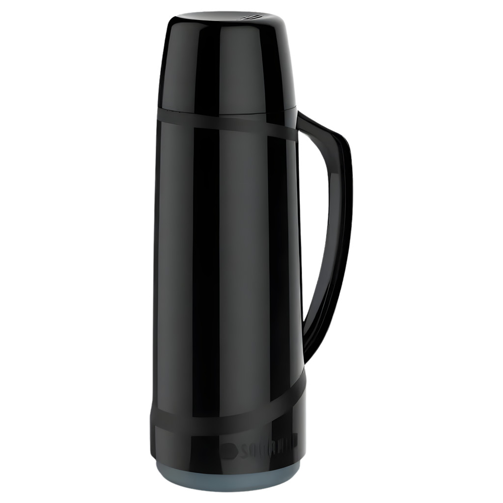 Garrafa Térmica 1L Soprano Cristal Preta Bebidas 