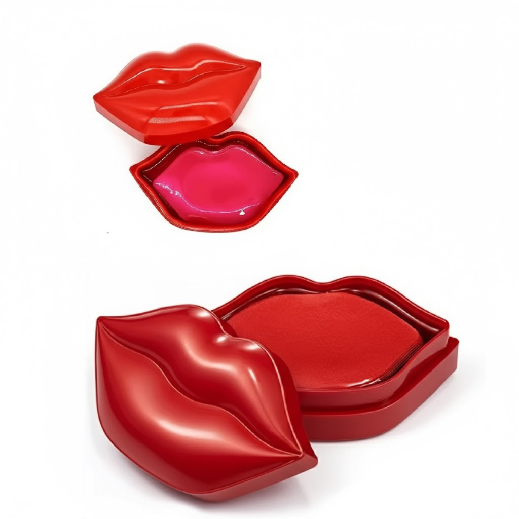 Máscaras Labiais Vermelho Colágeno Dadiva Kit 20