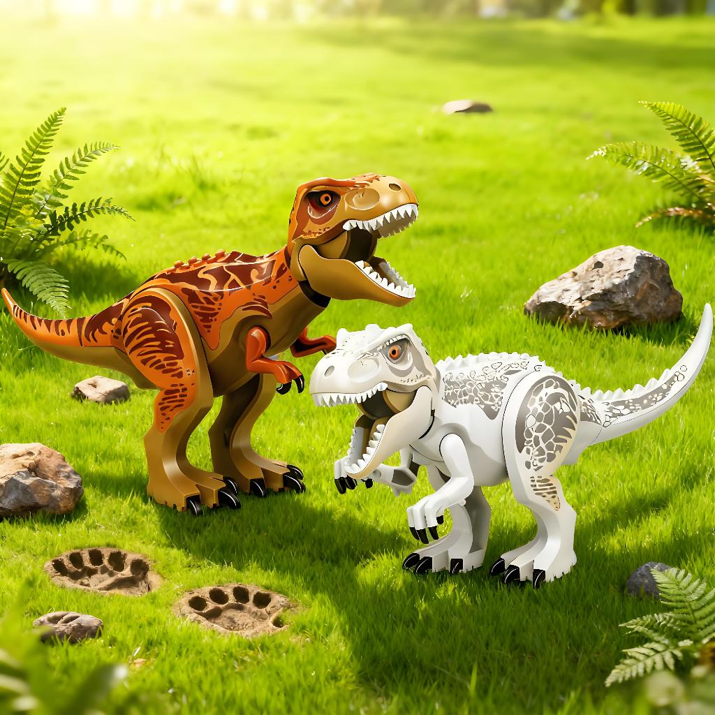 Dinossauro Bloco Montar Brinquedo Jurassic World B
