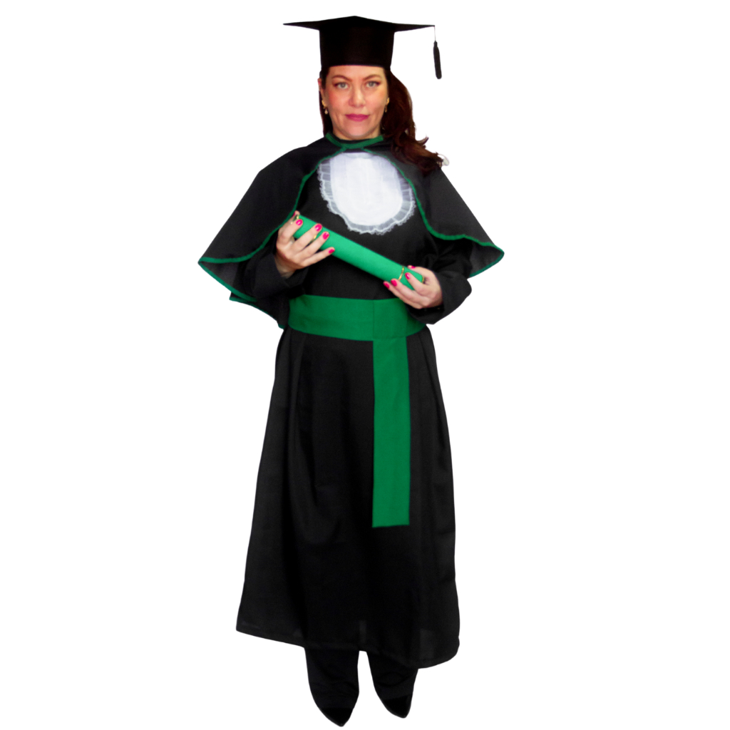 Beca de Formatura com Pelerine Completa para Ensin