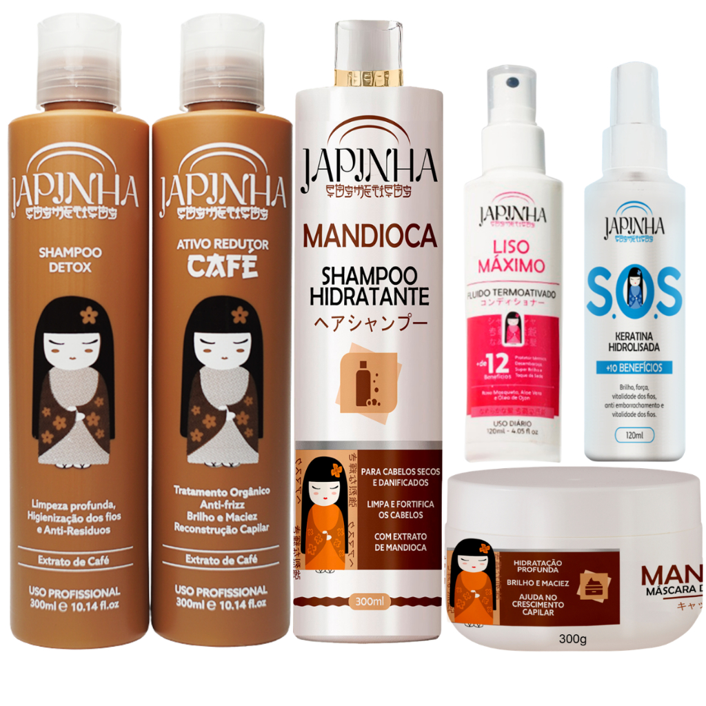 Kit Progressiva De Café Sem Formol + Kit SOS Reco
