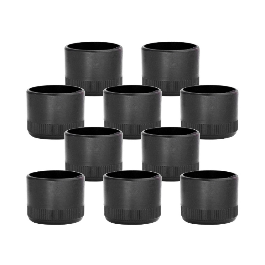 20 Peças Ponteira Plástica Tipo Borracha 3/4 Par