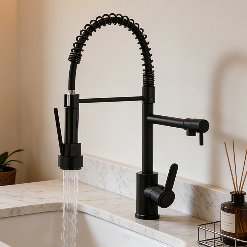 Torneira De Cozinha Gourmet Alça Única Com Exten