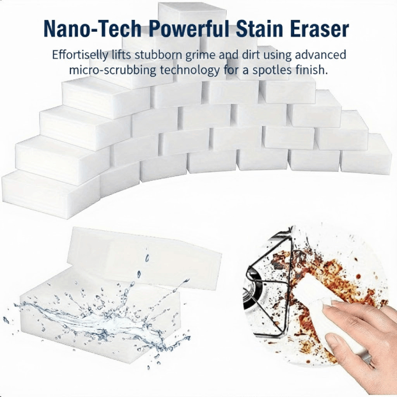 50 Pçs Nano Esponja Mágica Toalhetes Para Limpez
