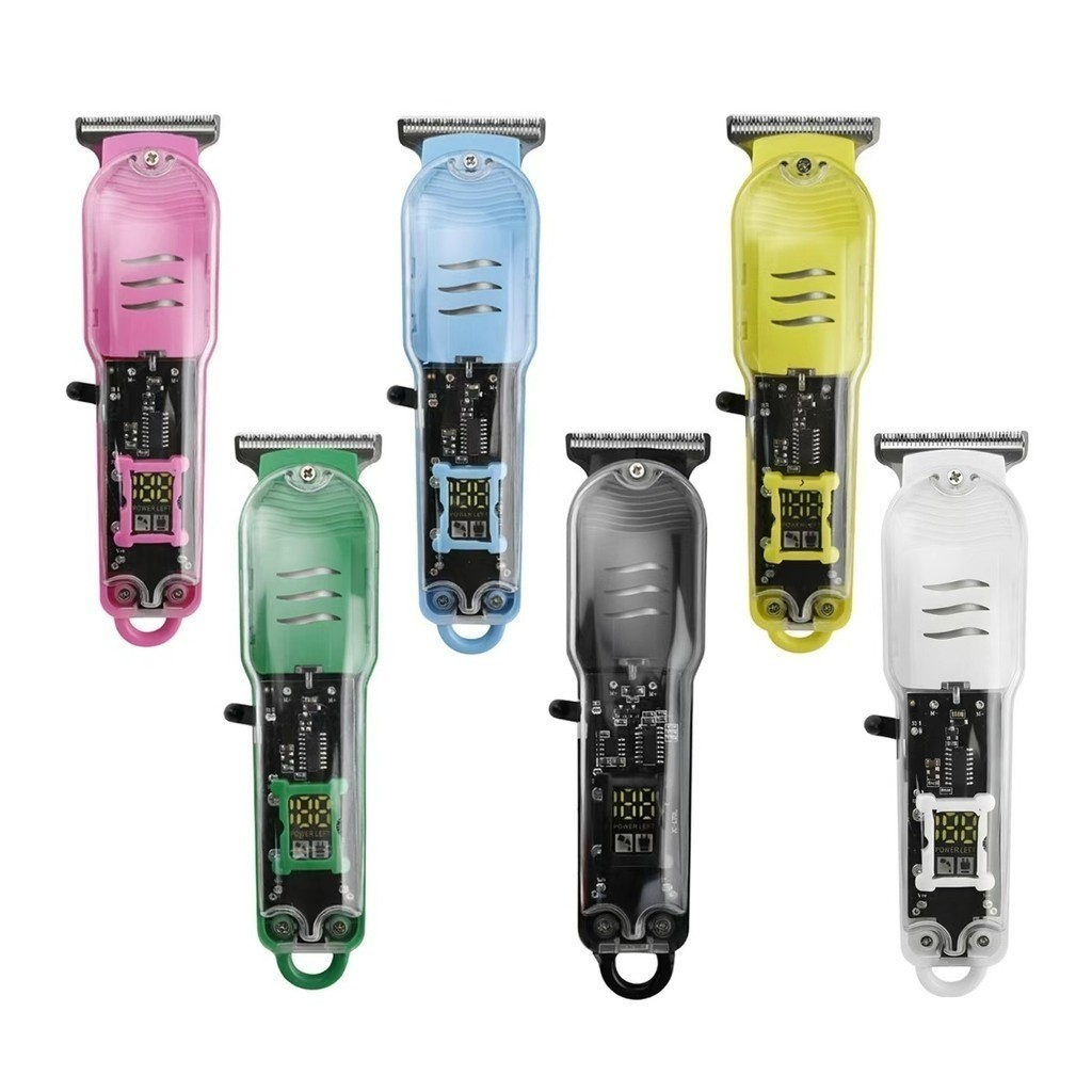 Máquina De Cortar Cabelo Profissional Smart Lcd B