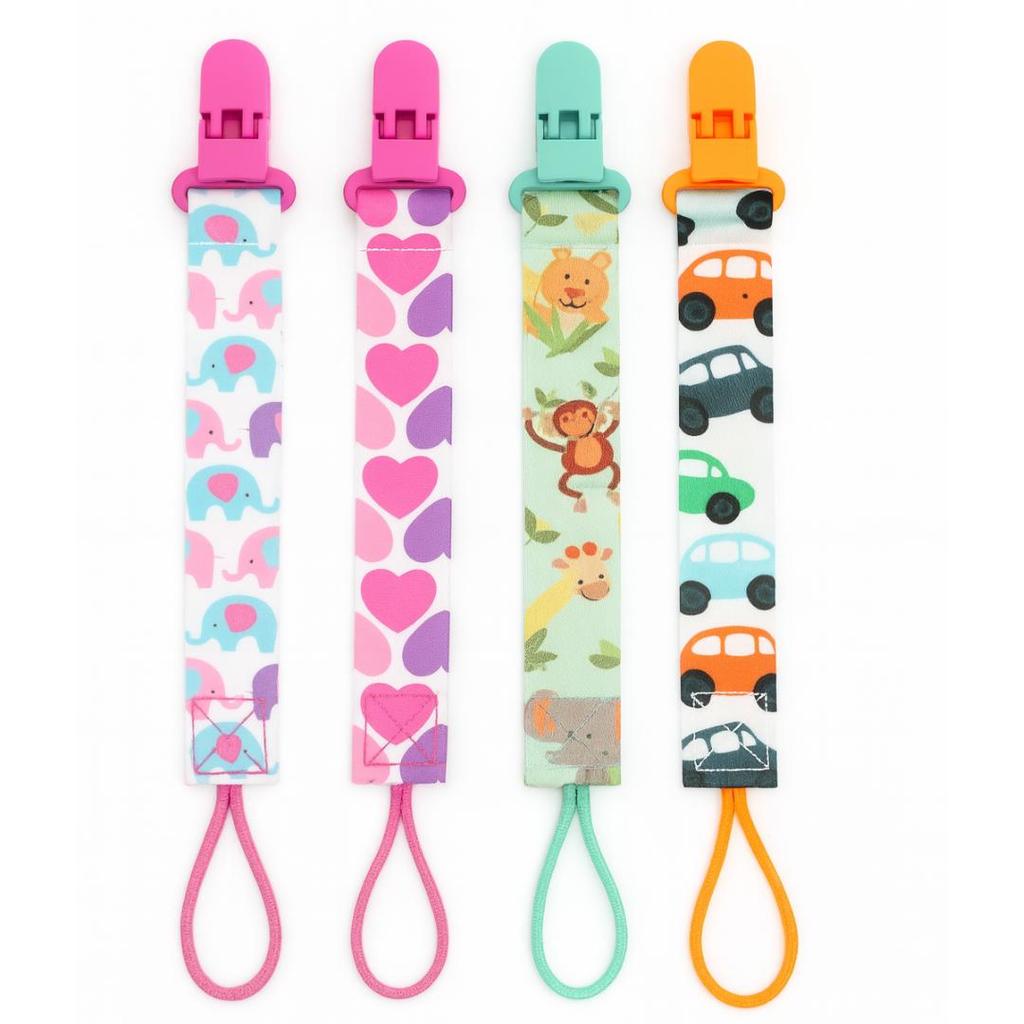 Kit 2 Prendedores de Chupeta – Estampas