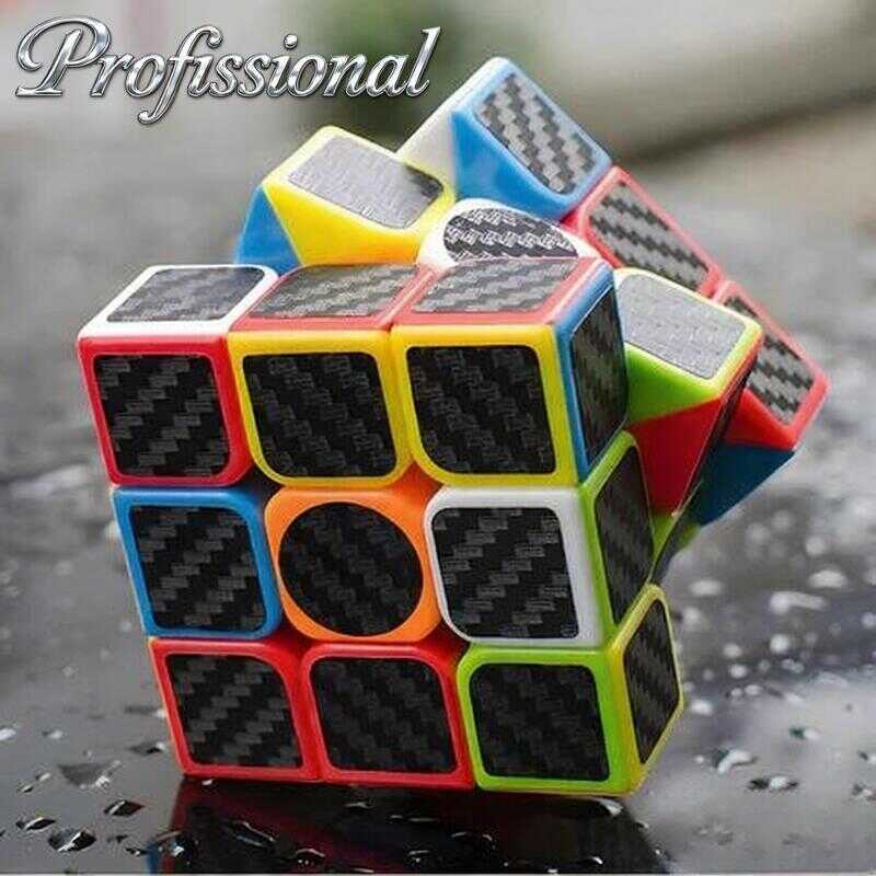 Cubo Mágico Profissional 3x3x3 Moyu Carbon Fibre