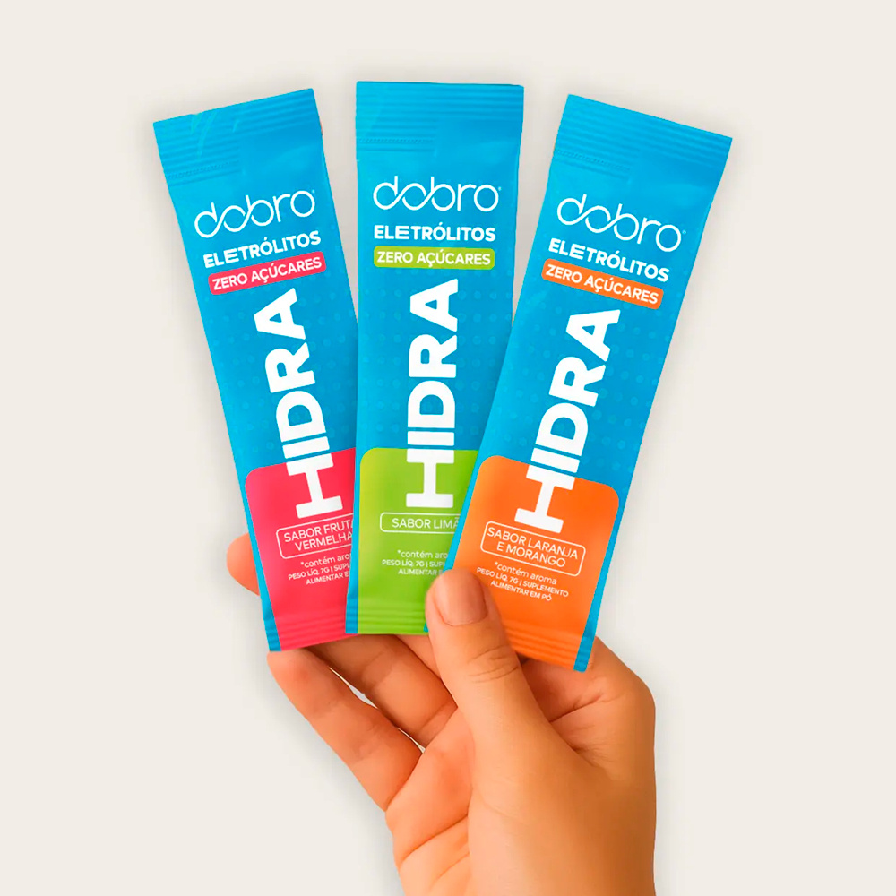 Eletrólitos Zero Açúcares Hidra Caixa Com 10 Sa