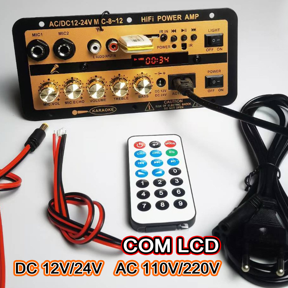 Placa Amplificadora Bluetooth 12V, 24V, 110V, 220V