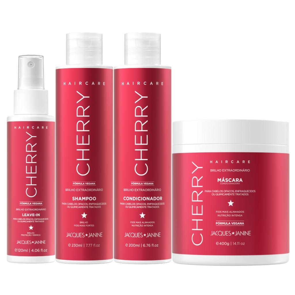 Kit Jacques Janine Hair Care Cherry Cereja Shampoo