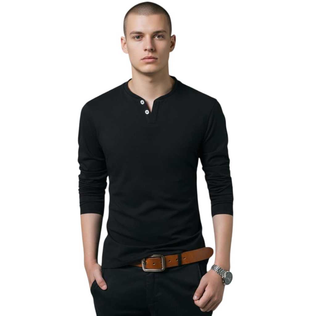 Blusa Masculina Manga Longa Gola Portuguesa