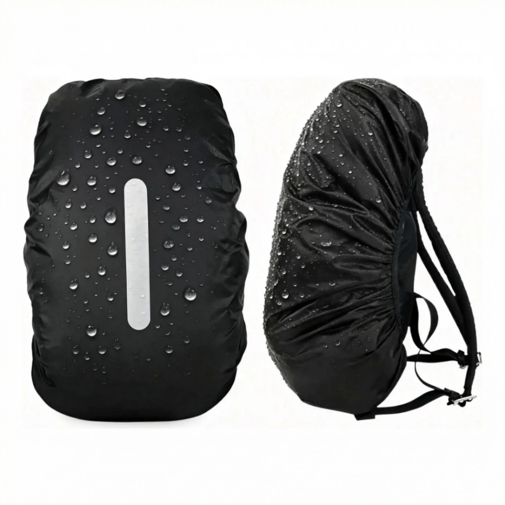 Capa Para Mochila De Chuva Refletiva Impermeável 