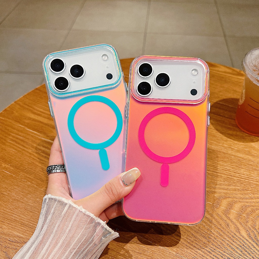 Aurora colorido Laser magnético caso protetor do 