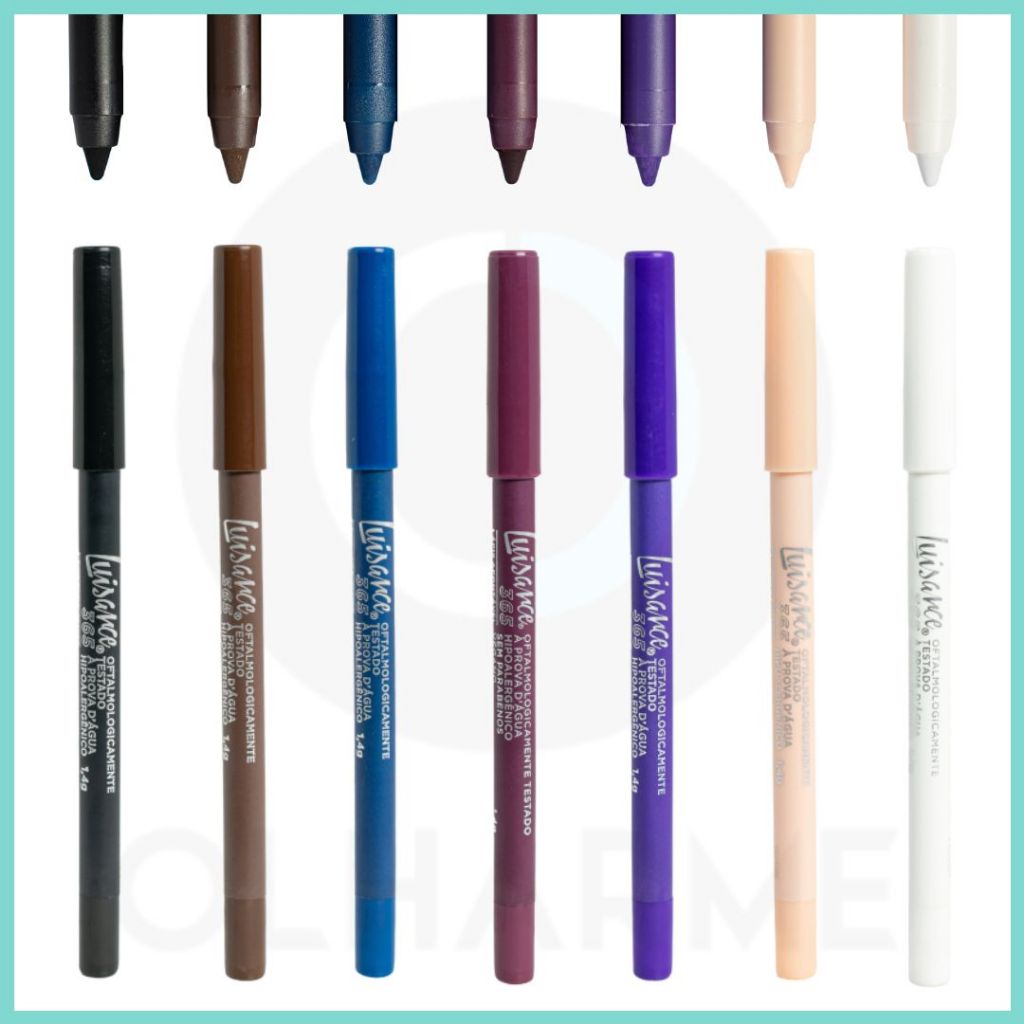 Lápis de Olho Preto Luisance 365 à Prova dÁgua 