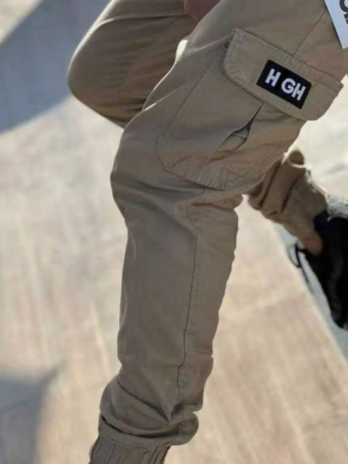 CALÇA CARGO JOGGER HI GH COM PUNHO MASCULINA SKAT