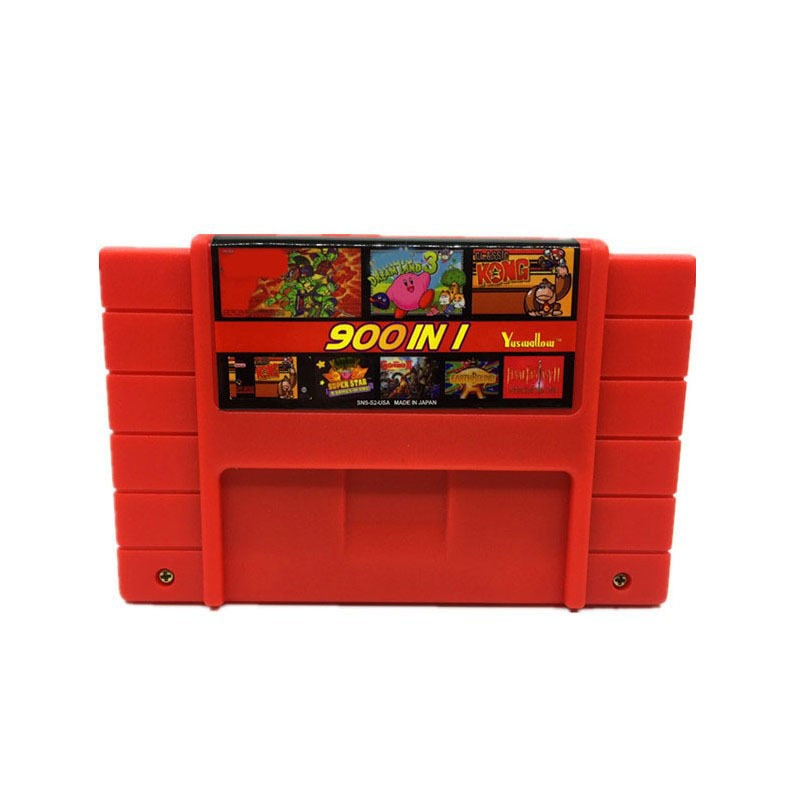 Super Multi 900 Em 1 Para SNES Cartucho De Jogo De