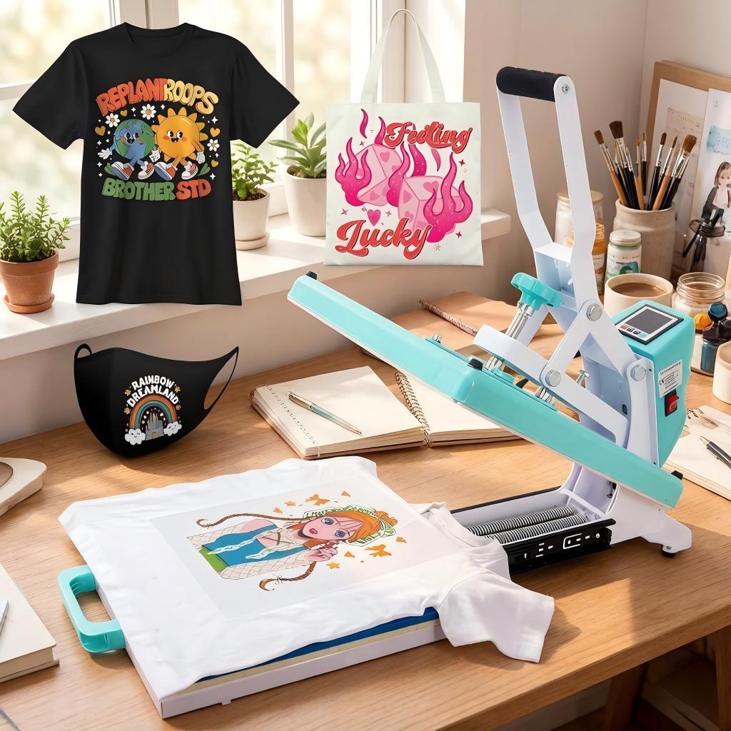 Prensa Térmica 38x38cm Mecolour com Trilho Desliz