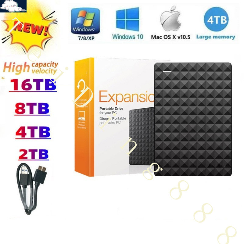 Hd Externo 500GB/2TB/4TB/6TB/8TB/10TB/16TB Expans�