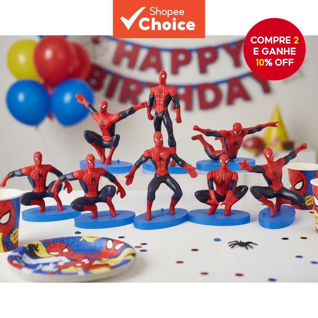 Conjunto de 7 Bonecos do Homem-Aranha Vingador par